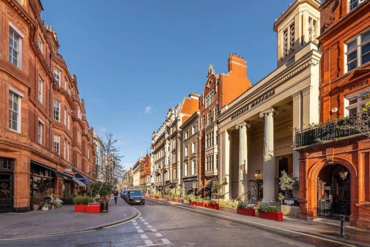 Posh 3 Bedroom Flat With Terrace And Indoor Fireplace In Mayfair, Near Hyde Park Londra Dış mekan fotoğraf